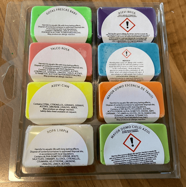 Spanish Cleaning Wax Melts (8 different scents ) 